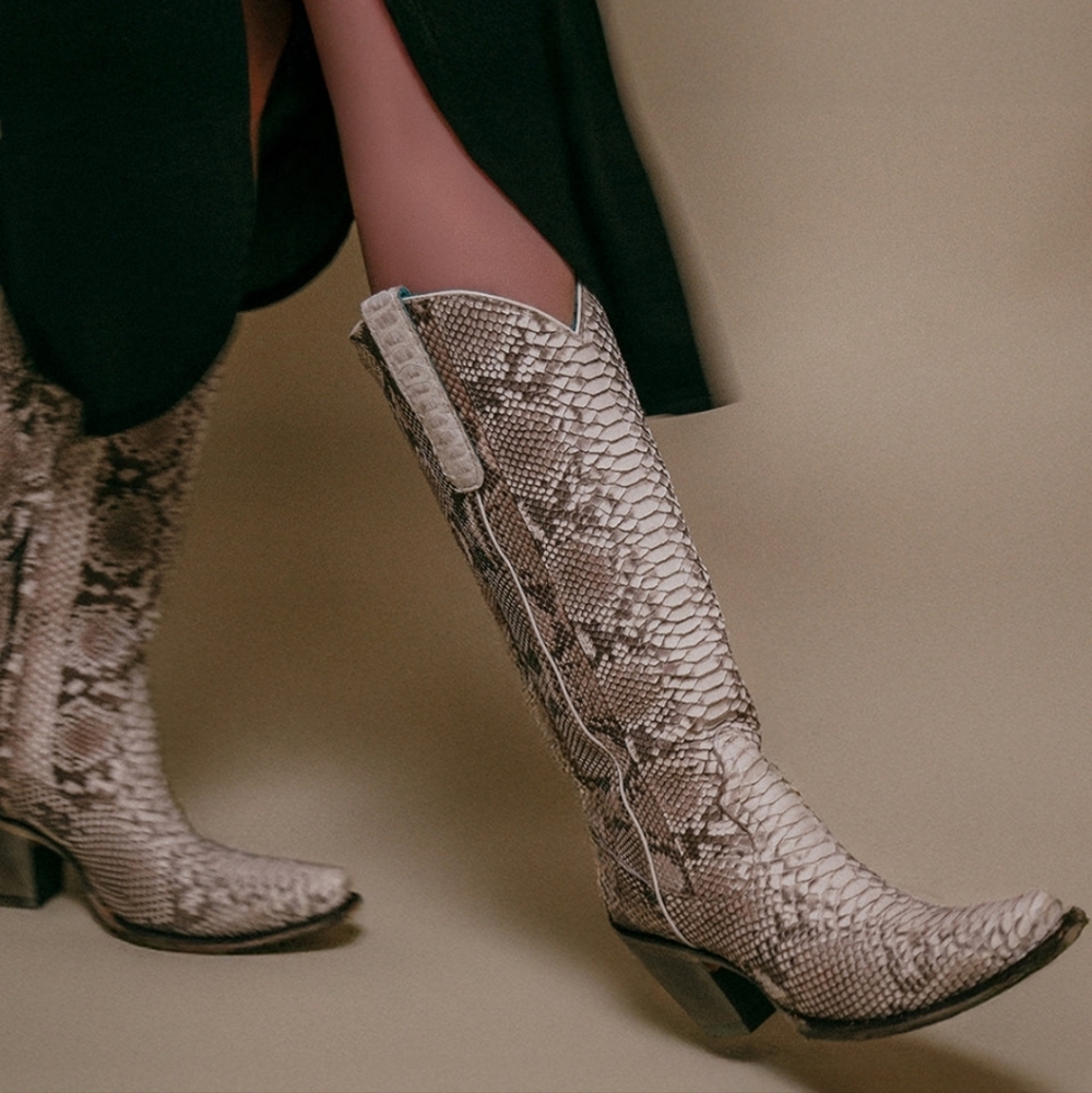 NIB Corral Full Python Cowgirl Boots A3789 Size 5.5